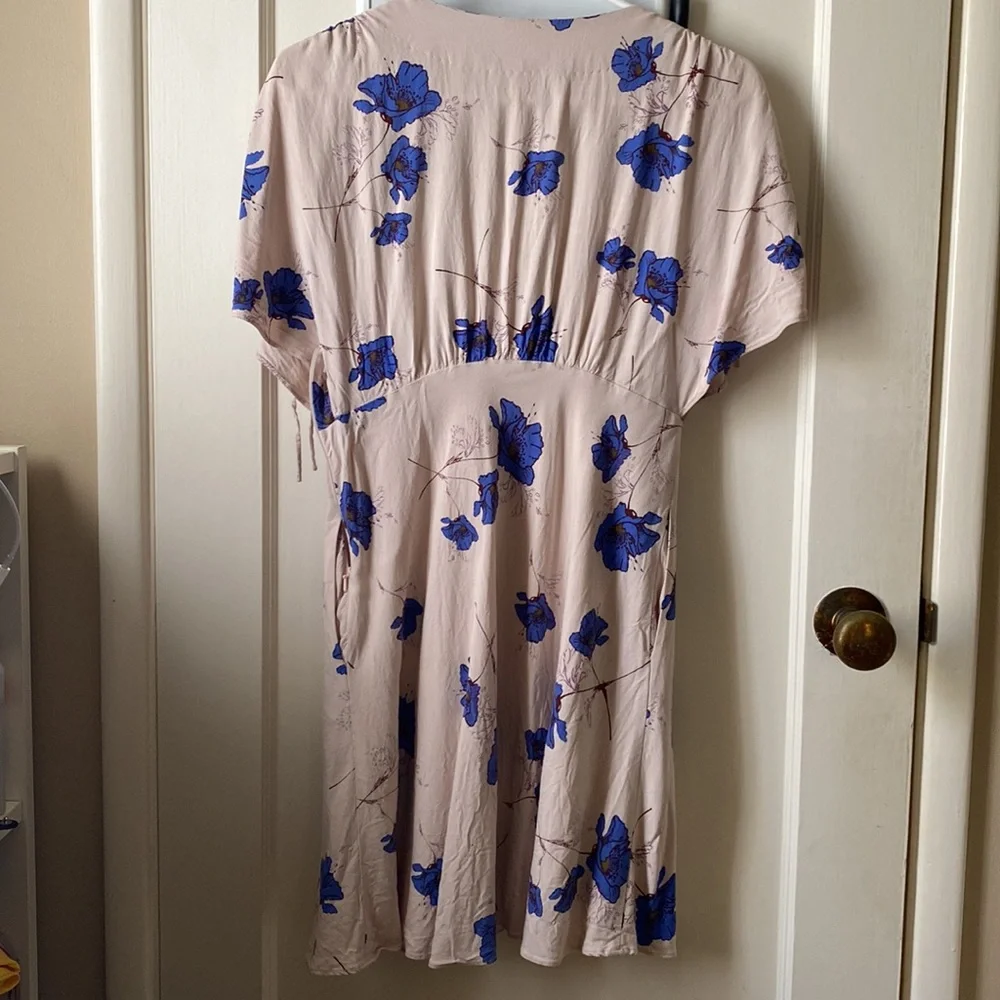 Free People V-Neck Floral Dress - Picture 2 of 5